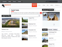 Tablet Screenshot of maharashtrafort.com